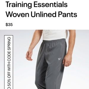 Reebok Grey sweats size M